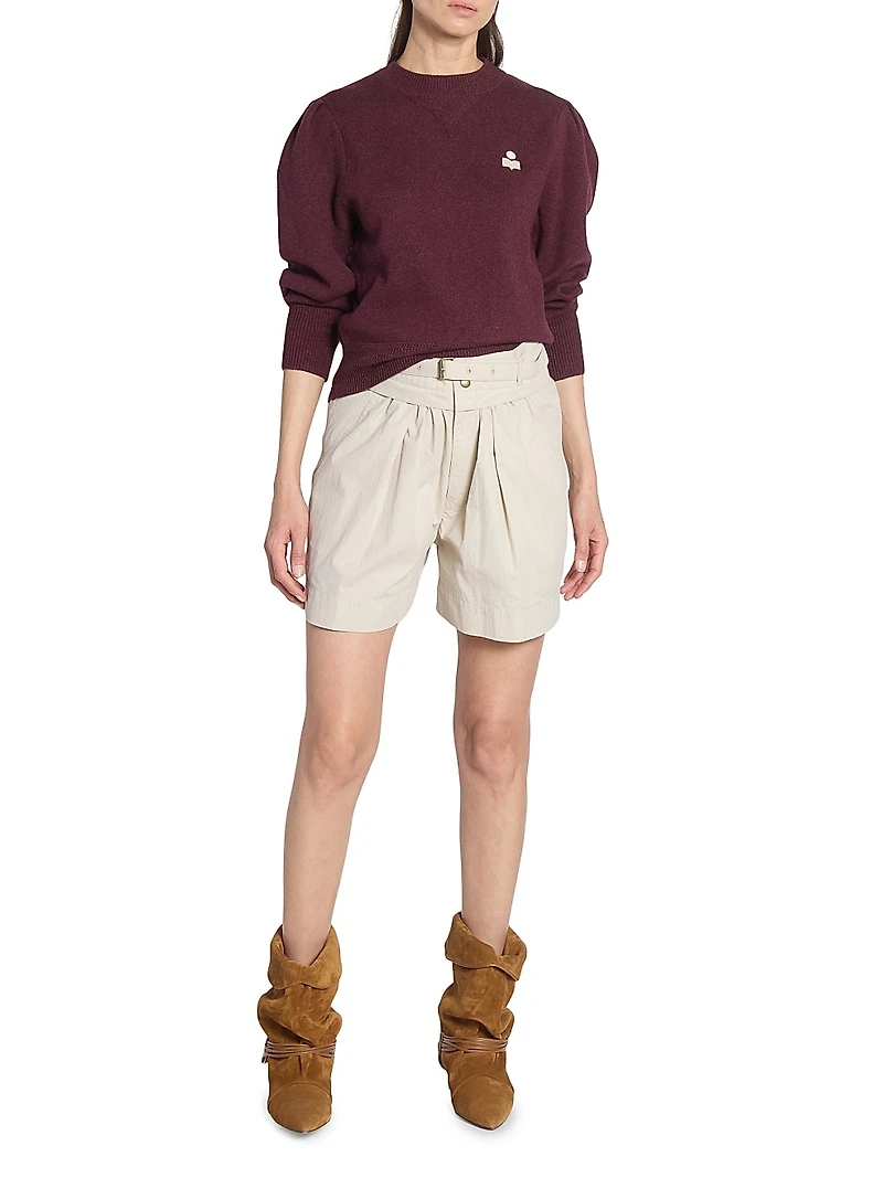 Kelaya Logo Fine-Knit Cotton-Blend Sweater