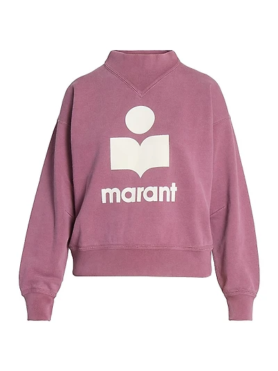 Moby Logo Cotton-Blend Sweatshirt