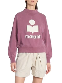 Moby Logo Cotton-Blend Sweatshirt