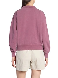 Moby Logo Cotton-Blend Sweatshirt