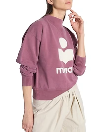 Moby Logo Cotton-Blend Sweatshirt