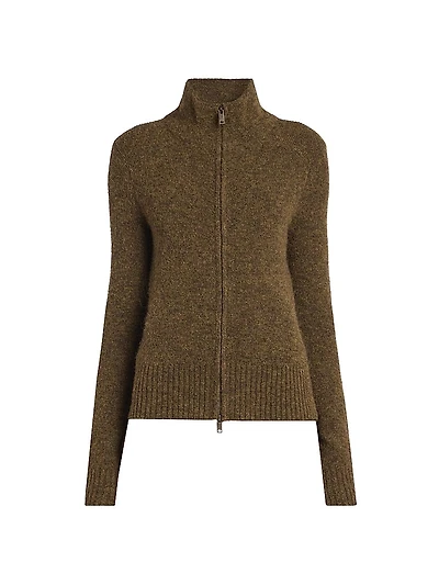 Prunella Alpaca-Blend Cardigan