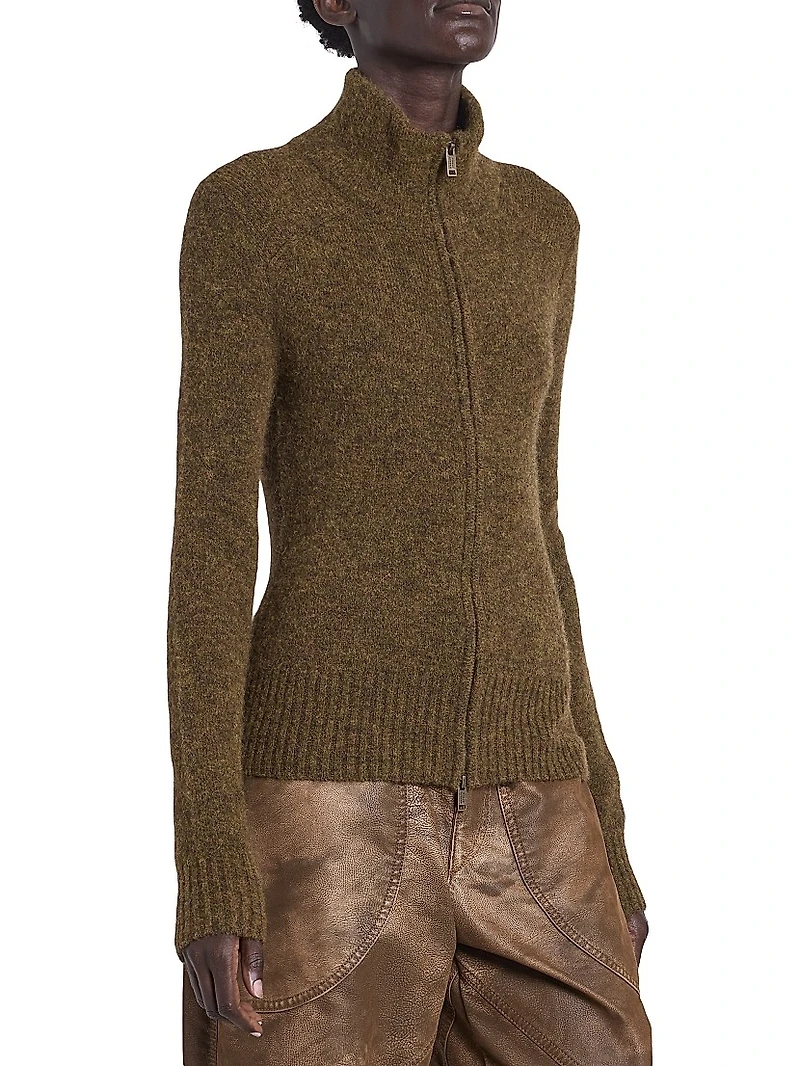 Prunella Alpaca-Blend Cardigan