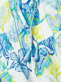 Bimba Floral Tiered Cotton Minidress