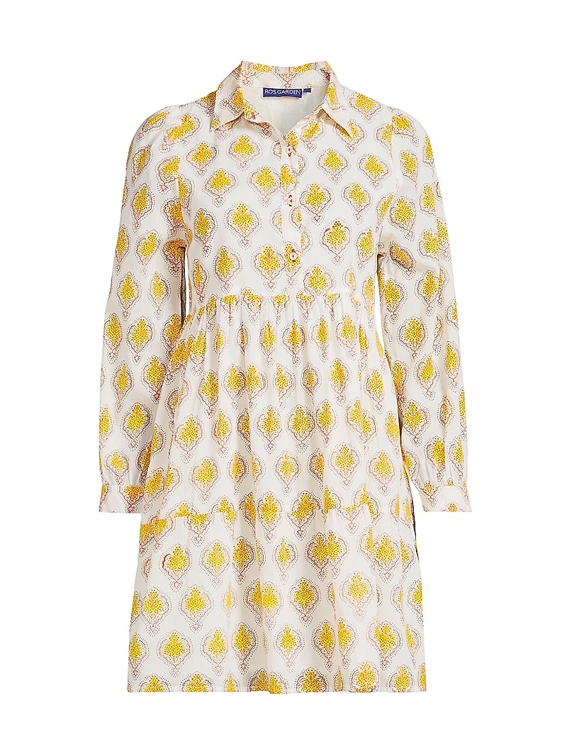 Romy Printed Cotton Minidress