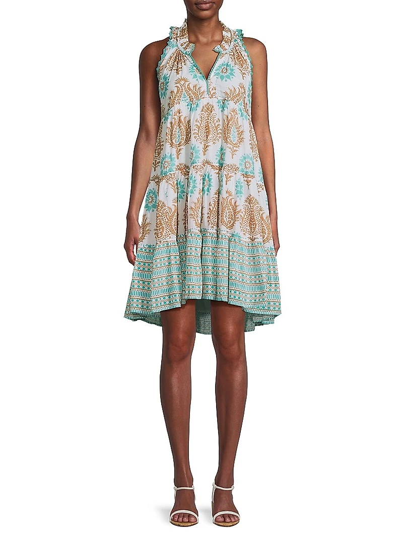 Sofie Cotton Printed Minidress