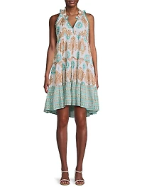 Sofie Cotton Printed Minidress