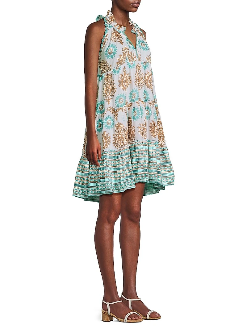 Sofie Cotton Printed Minidress