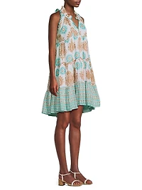 Sofie Cotton Printed Minidress