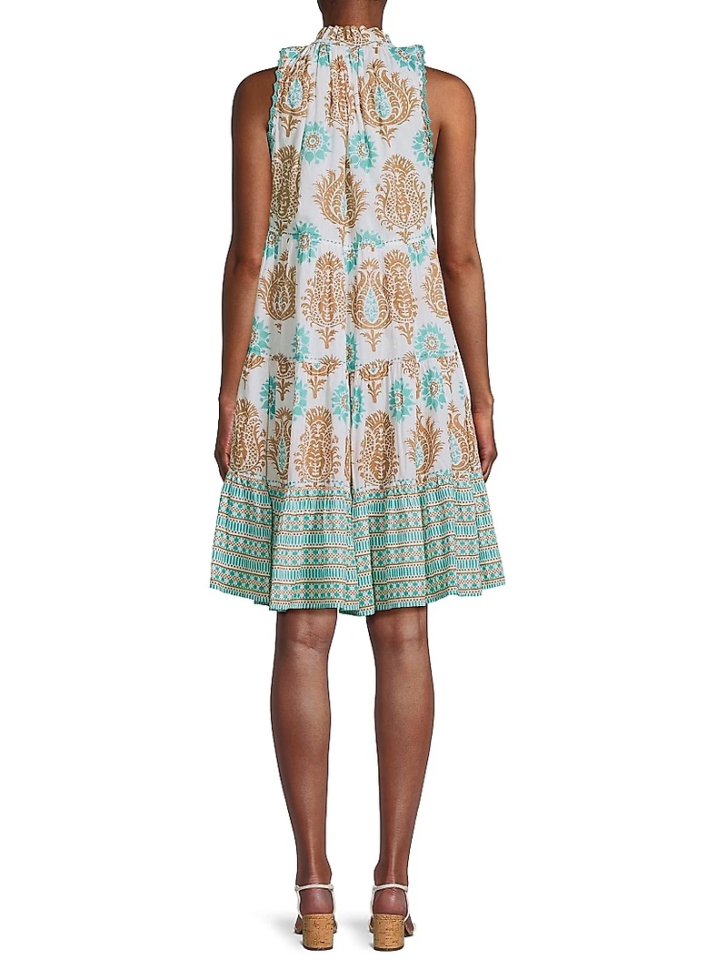 Sofie Cotton Printed Minidress