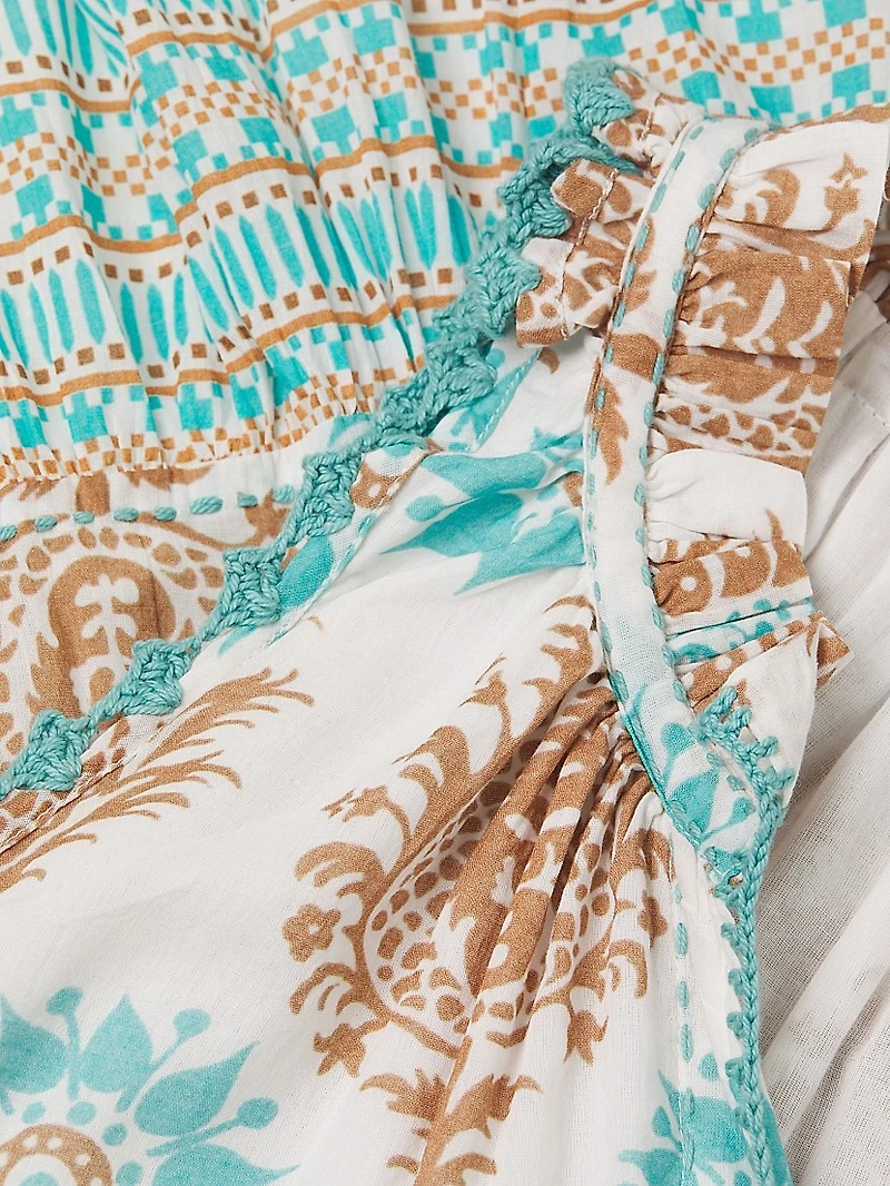Sofie Cotton Printed Minidress