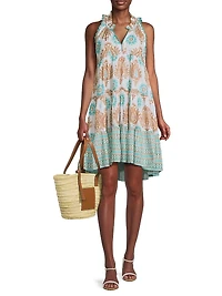 Sofie Cotton Printed Minidress