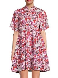 Vibeka Floral Cotton Minidress