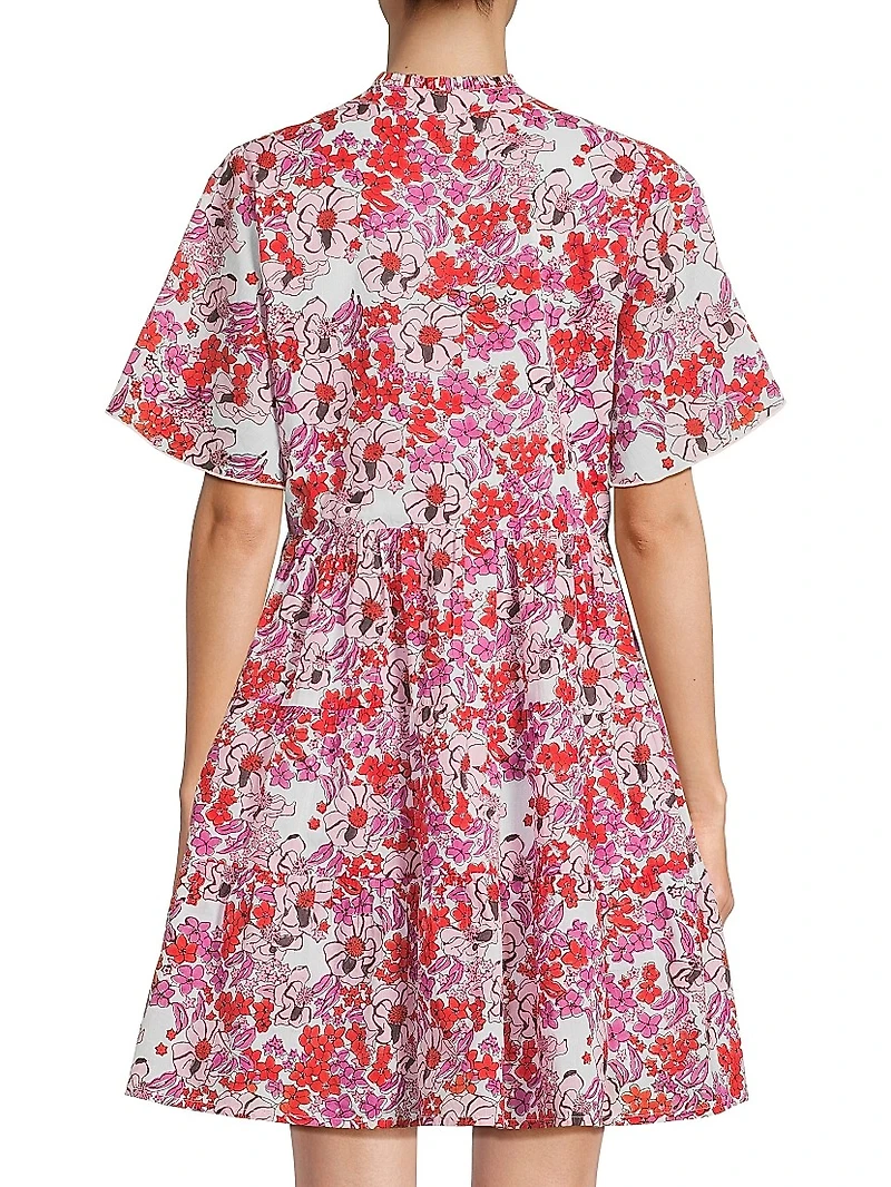 Vibeka Floral Cotton Minidress