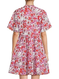 Vibeka Floral Cotton Minidress