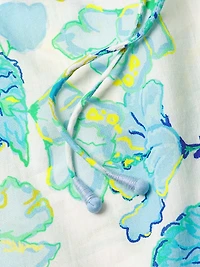 Havana Leaf Print Cotton Top