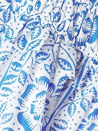 Percy Floral Cotton Midi-Dress