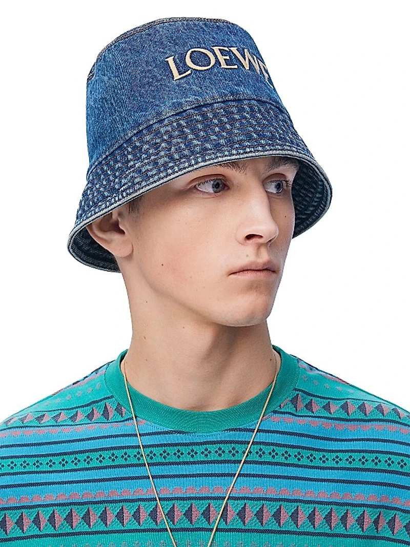 LOEWE x Paula's Ibiza Denim Bucket Hat