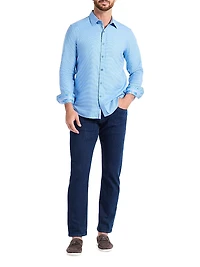 Kenmare Micro Houndstooth Button-Front Shirt