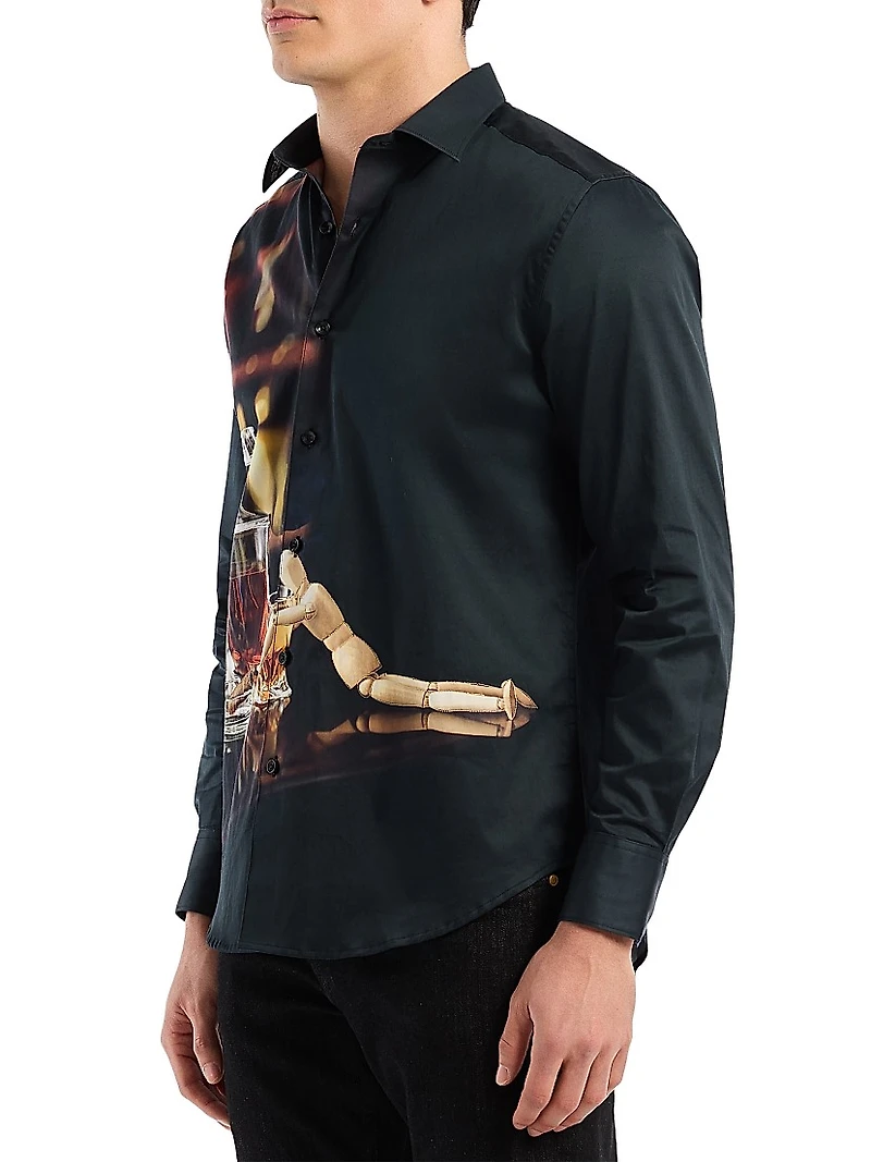 Distilled Spirit Button-Front Shirt