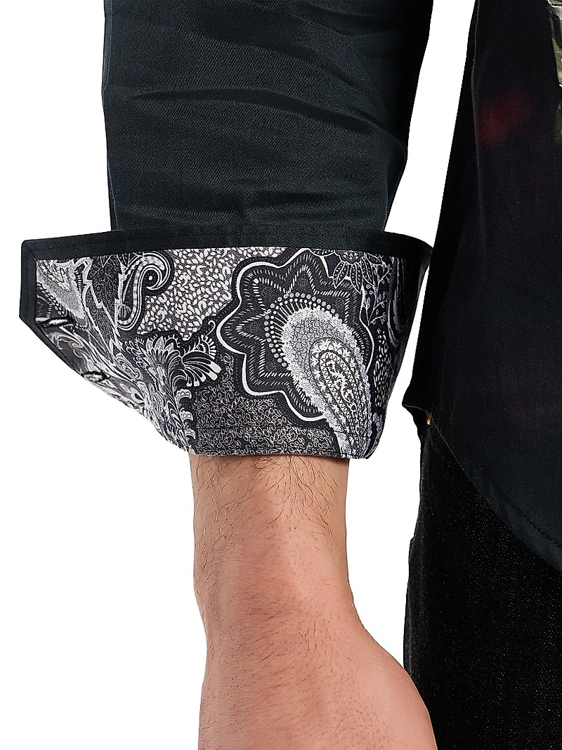 Distilled Spirit Button-Front Shirt