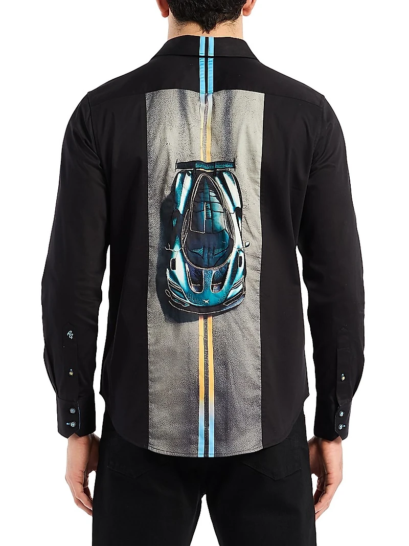 Ride The Line Button-Front Shirt