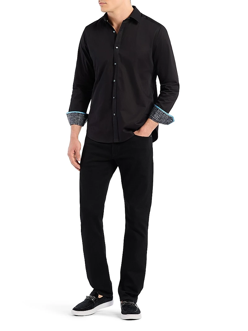 Ride The Line Button-Front Shirt