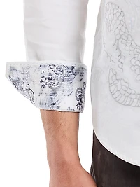 Maelstorm Embroidered Button-Front Shirt