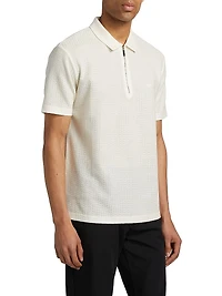 Knit Half-Zip Polo Shirt