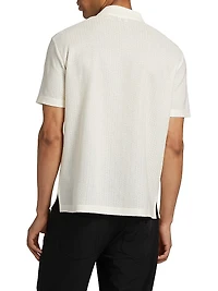 Knit Half-Zip Polo Shirt