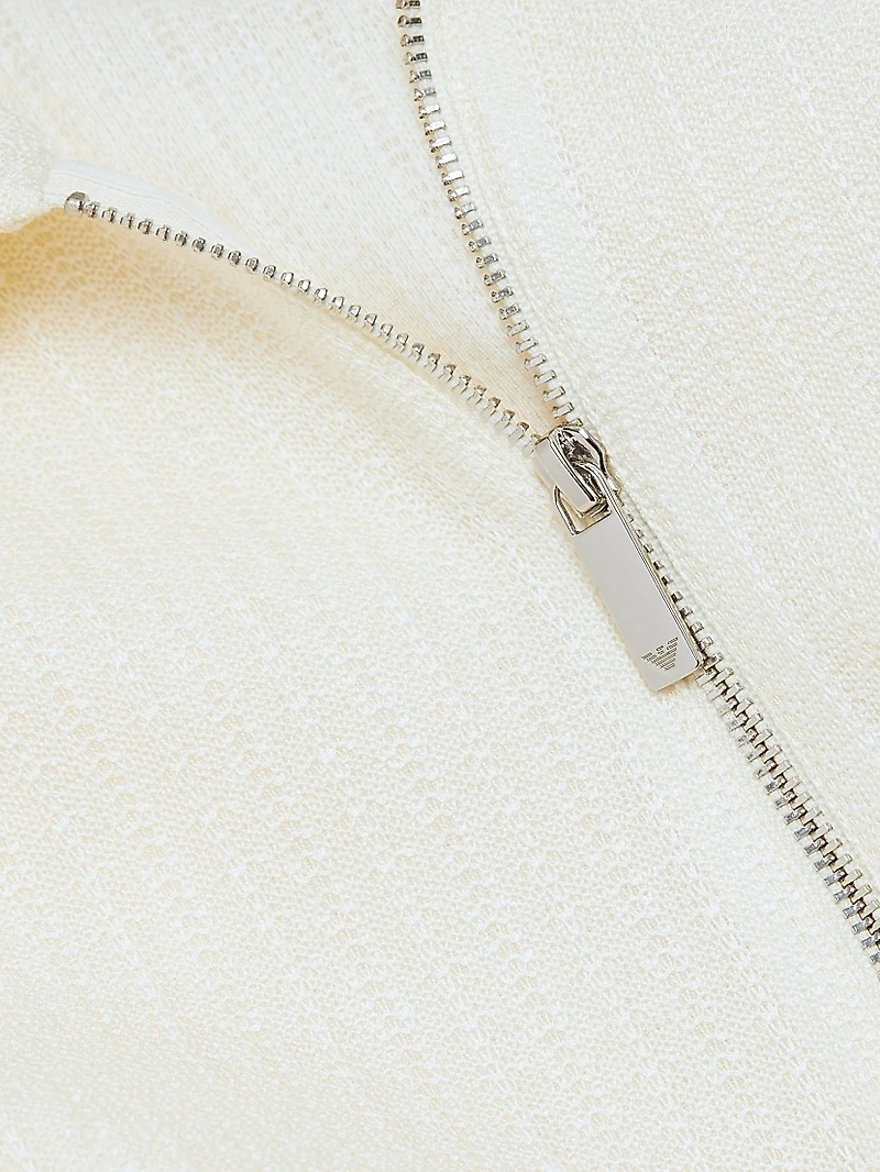 Knit Half-Zip Polo Shirt