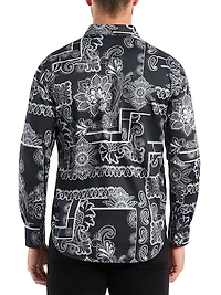 Arden Floral Button-Front Shirt