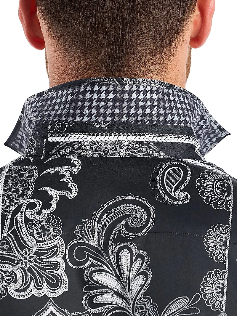 Arden Floral Button-Front Shirt