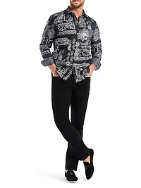 Arden Floral Button-Front Shirt