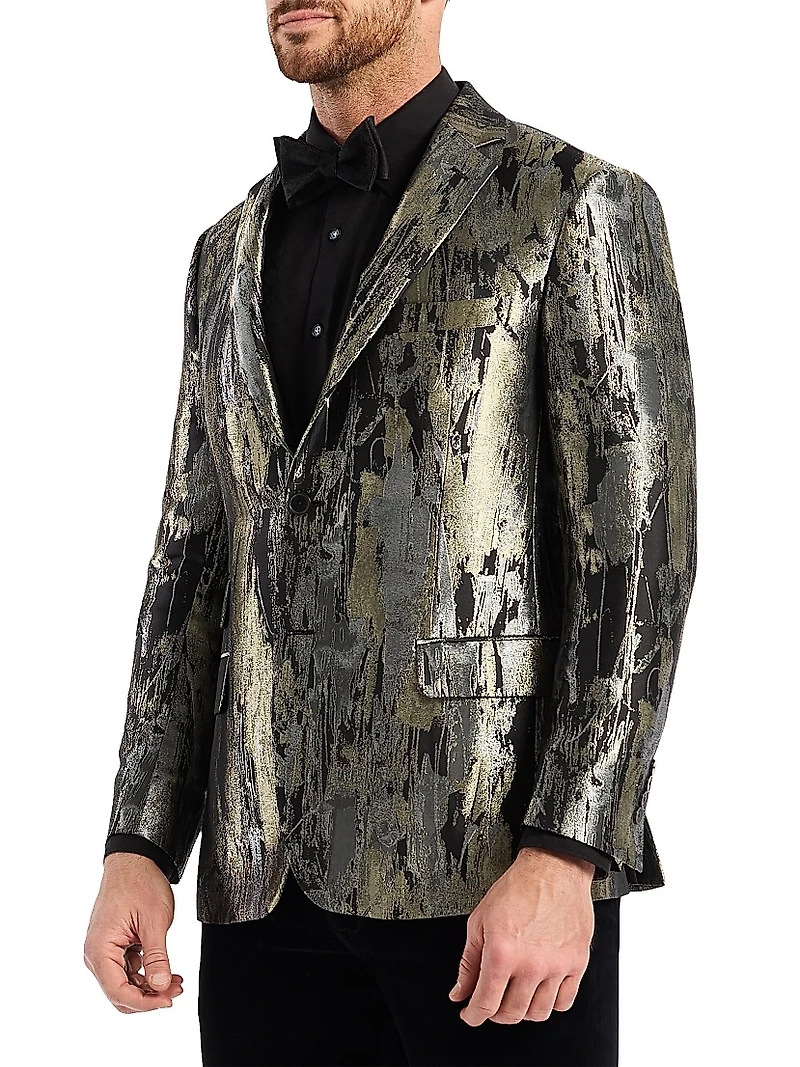 Teagan Metallic Woven Sport Coat