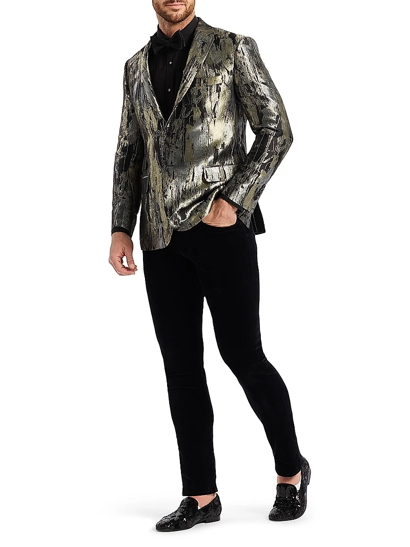 Teagan Metallic Woven Sport Coat