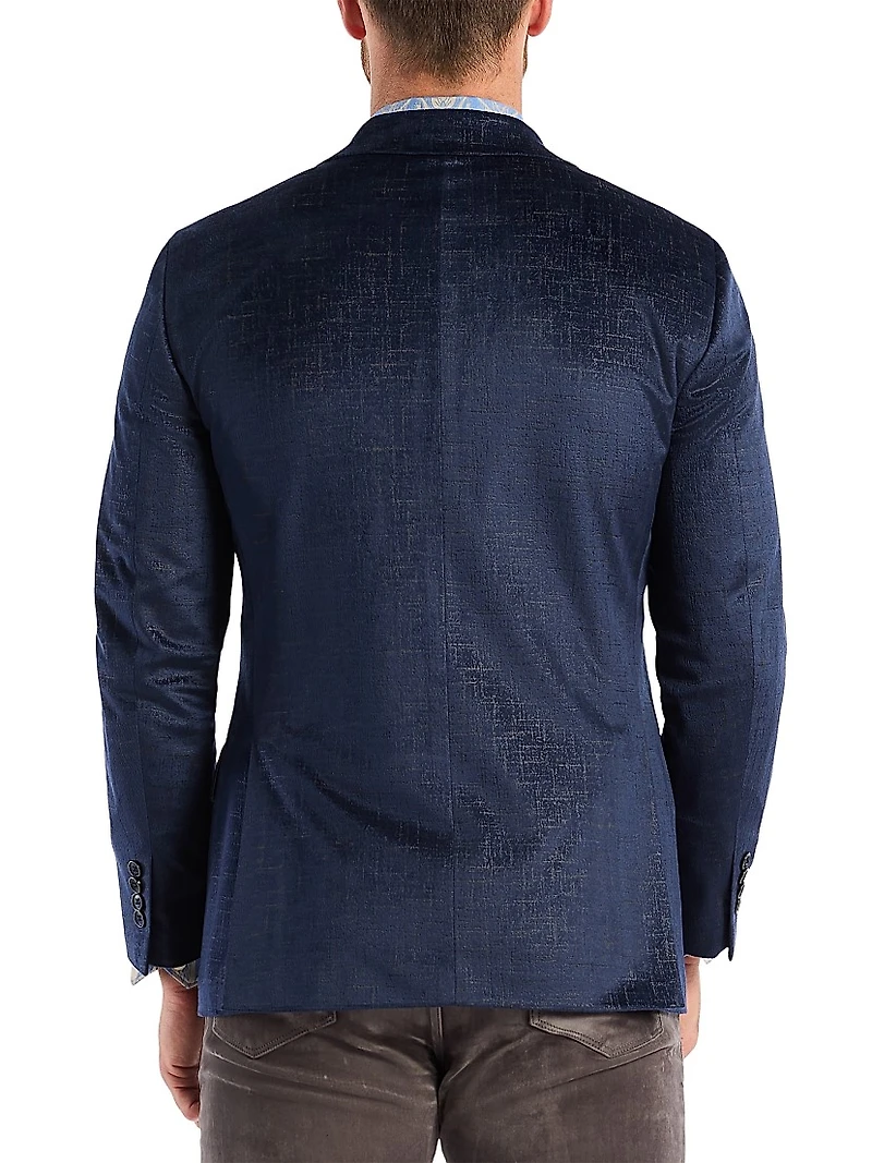 Ramon Crosshatch Woven Sport Coat