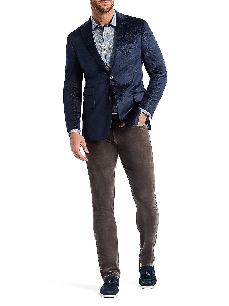 Ramon Crosshatch Woven Sport Coat