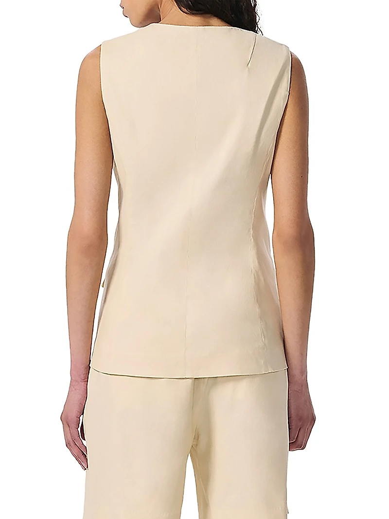 Slade Linen-Blend Vest