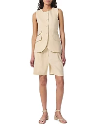 Slade Linen-Blend Vest