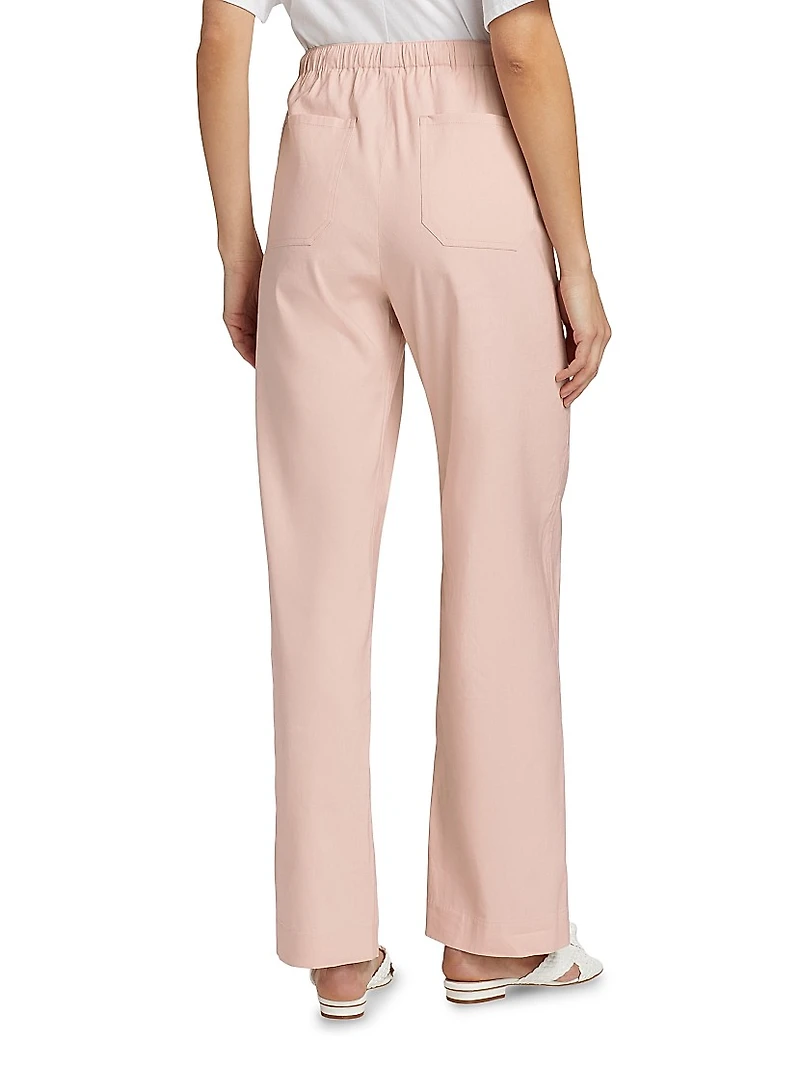 Logan Linen-Blend Beach Pants