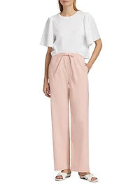 Logan Linen-Blend Beach Pants