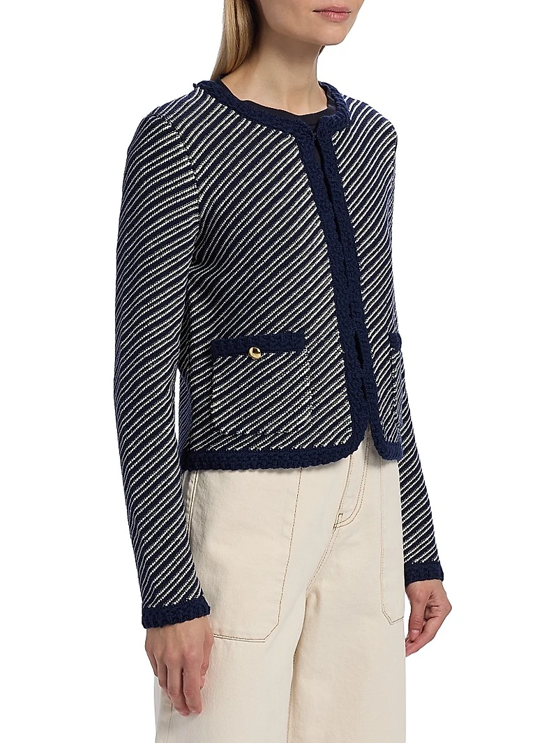Claire Striped Cardigan