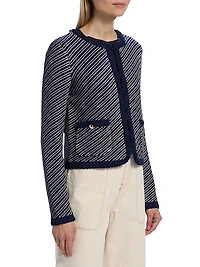 Claire Striped Cardigan