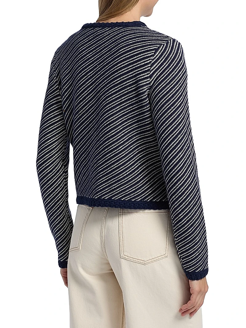 Claire Striped Cardigan