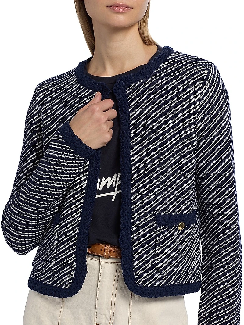 Claire Striped Cardigan
