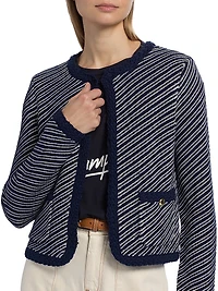 Claire Striped Cardigan