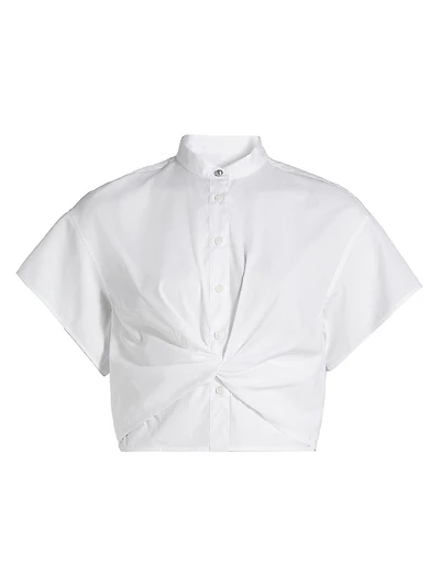 Gretchen Poplin Twisted Shirt