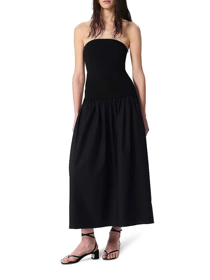Irina Bandeau A-Line Midi-Dress