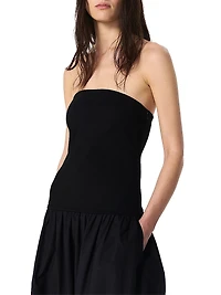 Irina Bandeau A-Line Midi-Dress